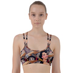 Out In The City Line Them Up Sports Bra by snowwhitegirl