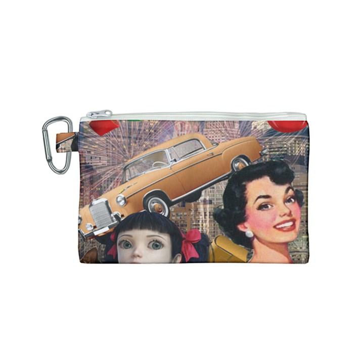 Out In The City Canvas Cosmetic Bag (Small)