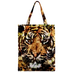 Tiger 1340039 Zipper Classic Tote Bag by 1iconexpressions