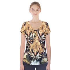 Tiger 1340039 Short Sleeve Front Detail Top