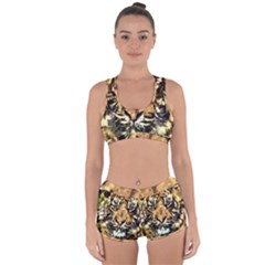 Tiger 1340039 Racerback Boyleg Bikini Set by 1iconexpressions