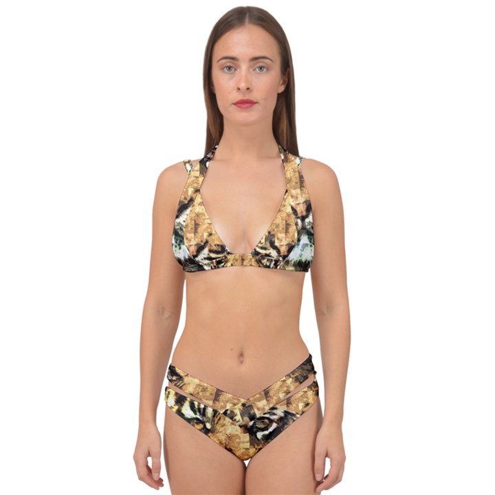 Tiger 1340039 Double Strap Halter Bikini Set