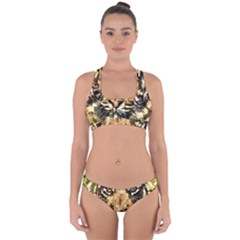 Tiger 1340039 Cross Back Hipster Bikini Set by 1iconexpressions