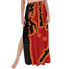 Vivid Abstract Grunge Texture Maxi Chiffon Tie-up Sarong