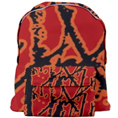 Vivid Abstract Grunge Texture Giant Full Print Backpack by dflcprints