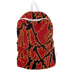 Vivid Abstract Grunge Texture Foldable Lightweight Backpack by dflcprints