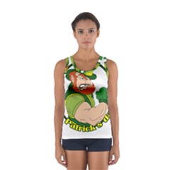 St  Patricks Day Sport Tank Top  by Valentinaart