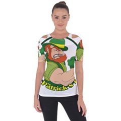 St  Patricks Day Short Sleeve Top by Valentinaart