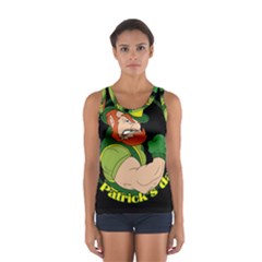 St  Patricks Day Sport Tank Top  by Valentinaart