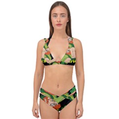 St  Patricks Day Double Strap Halter Bikini Set