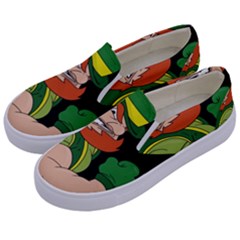 St  Patricks Day Kids  Canvas Slip Ons