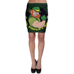 St  Patricks Day Bodycon Skirt by Valentinaart