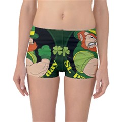 St  Patricks Day Boyleg Bikini Bottoms by Valentinaart