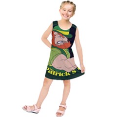 St  Patricks Day Kids  Tunic Dress by Valentinaart