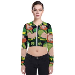 St  Patricks Day Bomber Jacket by Valentinaart