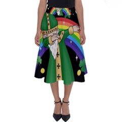  St  Patrick  Dabbing Perfect Length Midi Skirt by Valentinaart