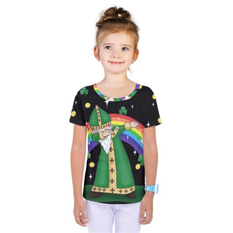  St  Patrick  Dabbing Kids  One Piece Tee by Valentinaart