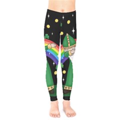  St  Patrick  Dabbing Kids  Legging by Valentinaart