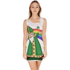  St  Patrick  Dabbing Bodycon Dress by Valentinaart