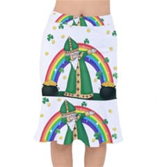  St  Patrick  Dabbing Mermaid Skirt by Valentinaart