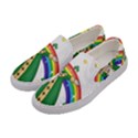  St. Patrick  Dabbing Women s Canvas Slip Ons View2