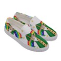  St. Patrick  Dabbing Women s Canvas Slip Ons View3