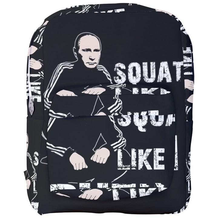 Squat like Putin Full Print Backpack