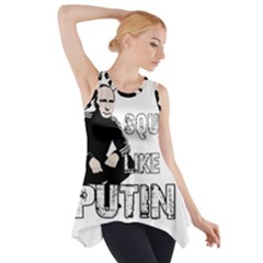 Squat Like Putin Side Drop Tank Tunic by Valentinaart