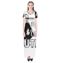 Squat Like Putin Short Sleeve Maxi Dress by Valentinaart