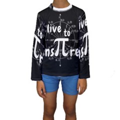 Pi Day Kids  Long Sleeve Swimwear by Valentinaart