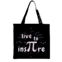 Pi day Zipper Grocery Tote Bag View1