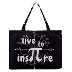 Pi Day Zipper Medium Tote Bag by Valentinaart