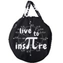 Pi day Giant Round Zipper Tote View1