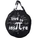 Pi day Giant Round Zipper Tote View2