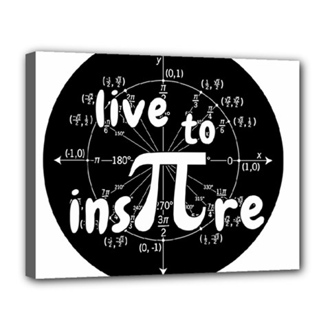 Pi Day Canvas 14  X 11  by Valentinaart