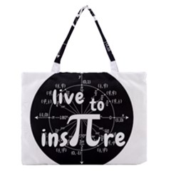 Pi Day Zipper Medium Tote Bag by Valentinaart