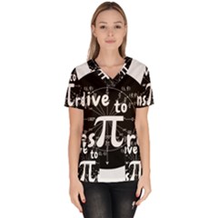 Pi Day Scrub Top by Valentinaart