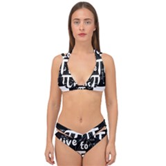 Pi Day Double Strap Halter Bikini Set by Valentinaart