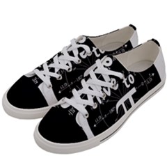 Pi Day Women s Low Top Canvas Sneakers by Valentinaart