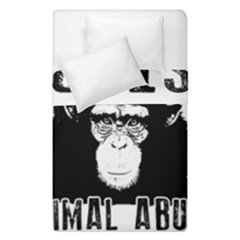 Stop Animal Abuse - Chimpanzee  Duvet Cover Double Side (single Size) by Valentinaart