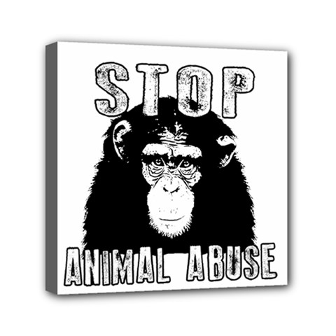 Stop Animal Abuse - Chimpanzee  Canvas Travel Bag by Valentinaart