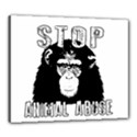 Stop Animal Abuse - Chimpanzee  Canvas 24  x 20  View1