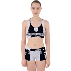 Stop Animal Abuse - Chimpanzee  Work It Out Sports Bra Set by Valentinaart