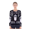 Stop Animal Abuse - Chimpanzee  Women s Long Sleeve Tee View1