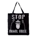 Stop Animal Abuse - Chimpanzee  Grocery Tote Bag View2