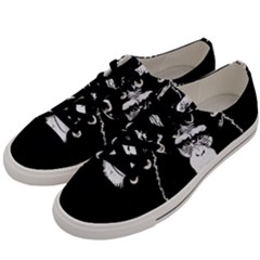 Stop Animal Abuse - Chimpanzee  Men s Low Top Canvas Sneakers