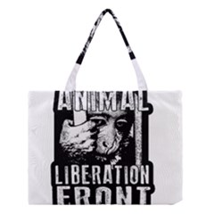 Animal Liberation Front - Chimpanzee  Medium Tote Bag by Valentinaart