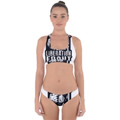 Animal Liberation Front - Chimpanzee  Cross Back Hipster Bikini Set by Valentinaart