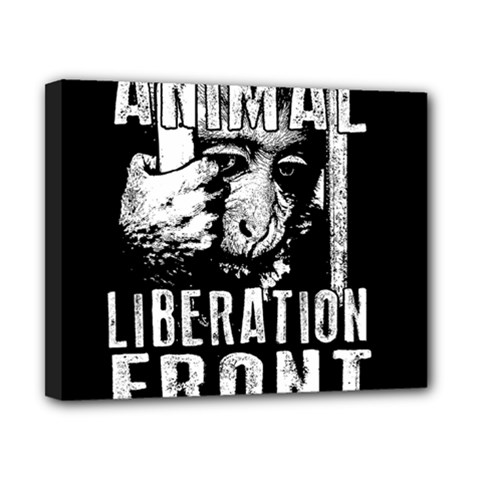 Animal Liberation Front - Chimpanzee  Canvas 10  X 8  by Valentinaart