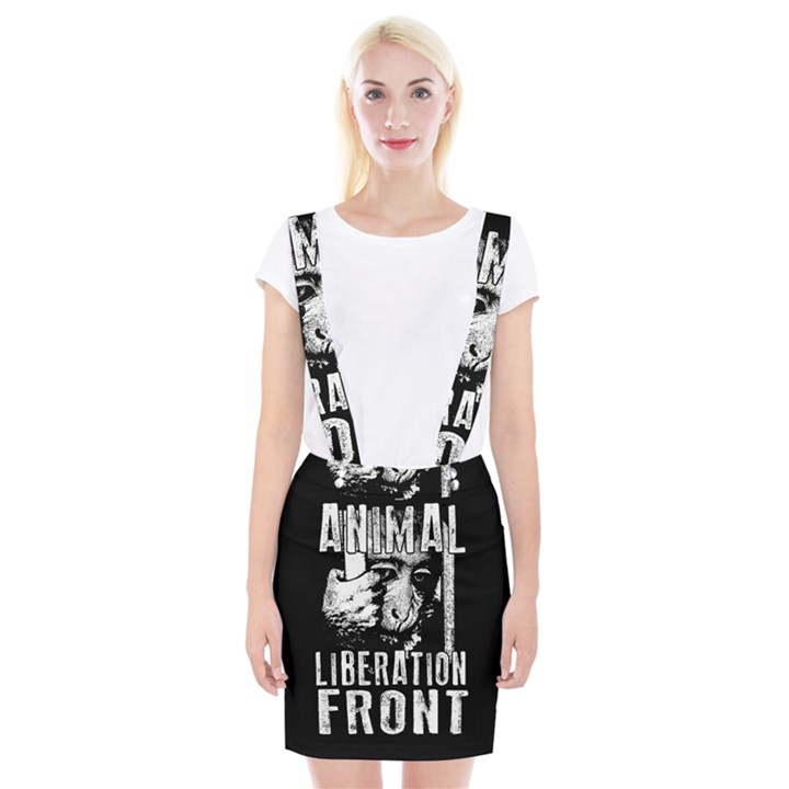 Animal Liberation Front - Chimpanzee  Braces Suspender Skirt